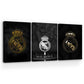 Real Madrid Wall Canvas Set of 3 - 16x24