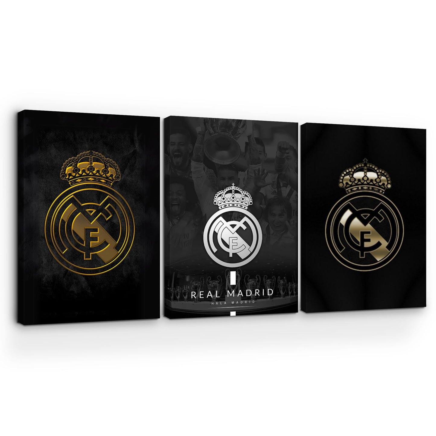 Real Madrid Wall Canvas Set of 3 - 16x24