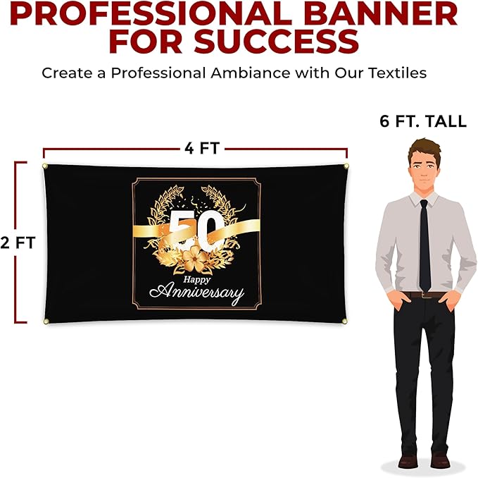 50th Anniversary Large Banner