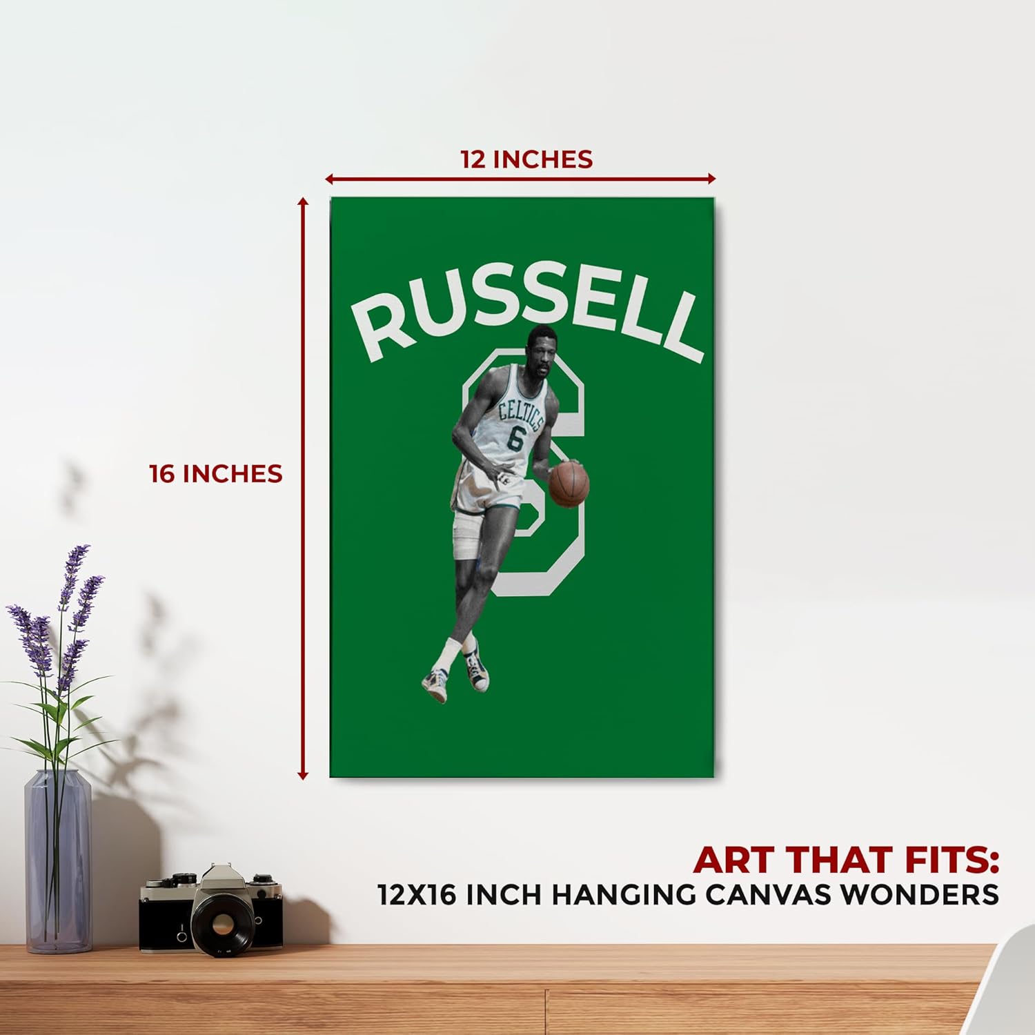 Bill Russell Wall Canvas Set of 1