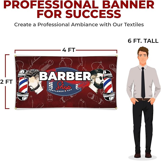 Barber Shop Large Banner