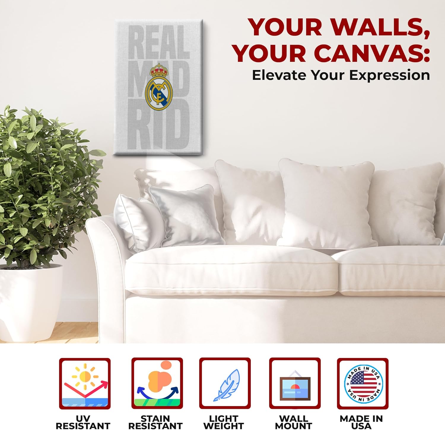 Real Madrid Wall Canvas