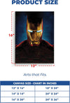 Iron Man Wall Canvas Set of 1 - 12x16