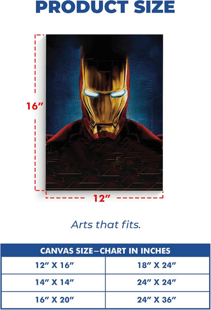 Iron Man Wall Canvas Set of 1 - 12x16