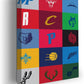 Basketball Wall Canvas Set of 1