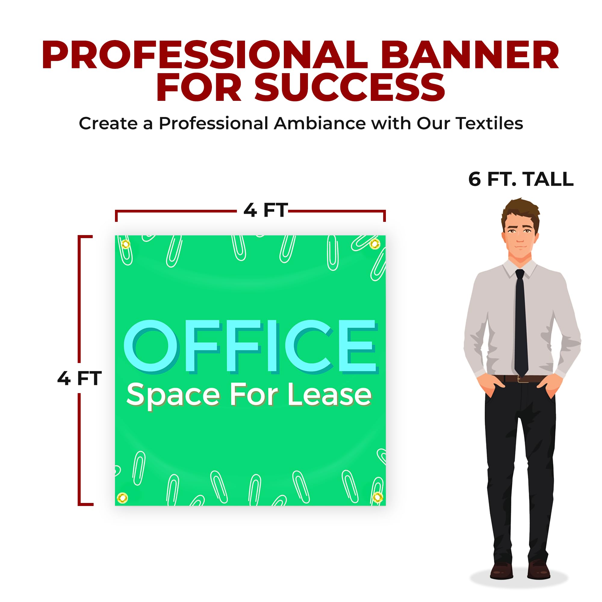 Office Space For Lease Large Banner