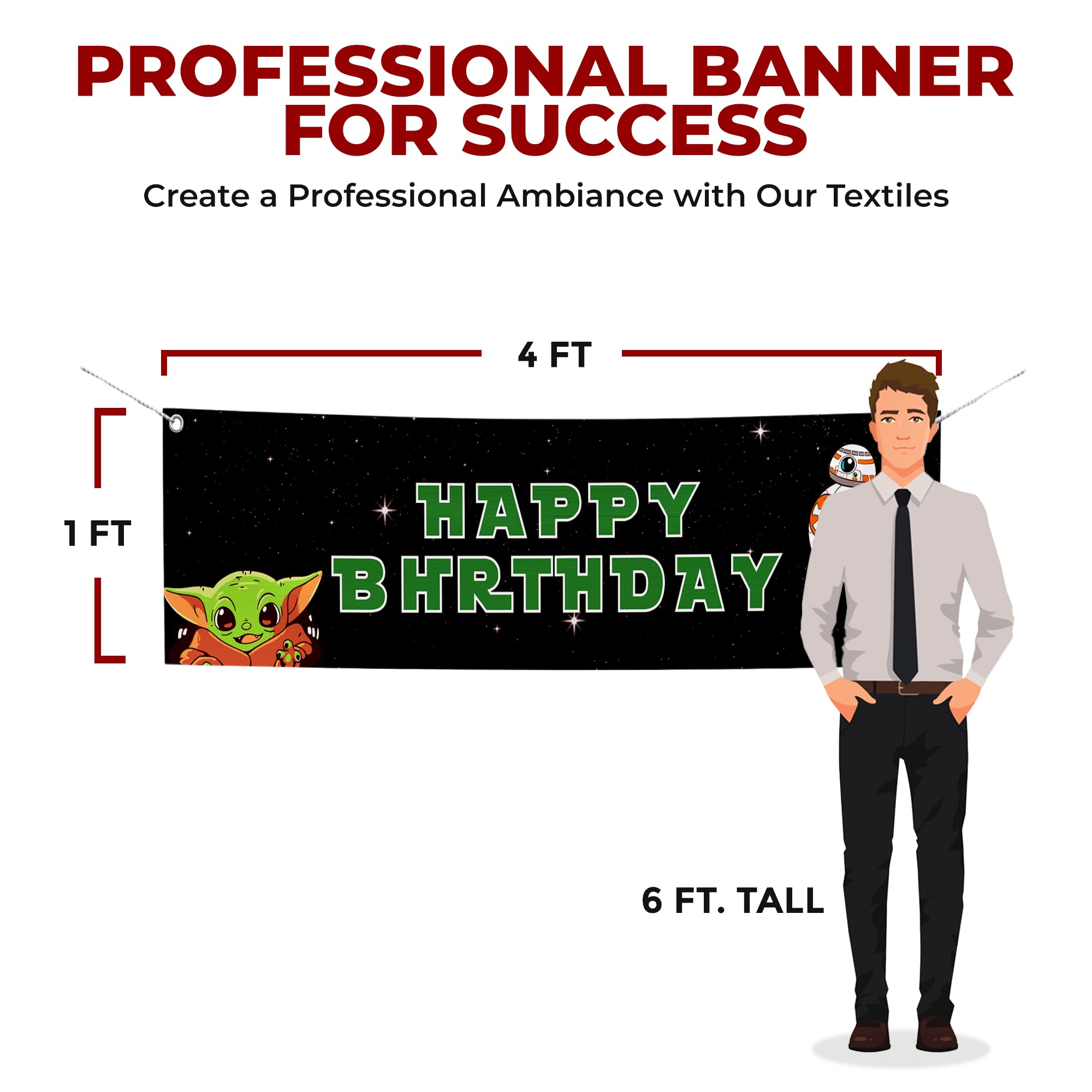 Star Wars Birthday Large Banner