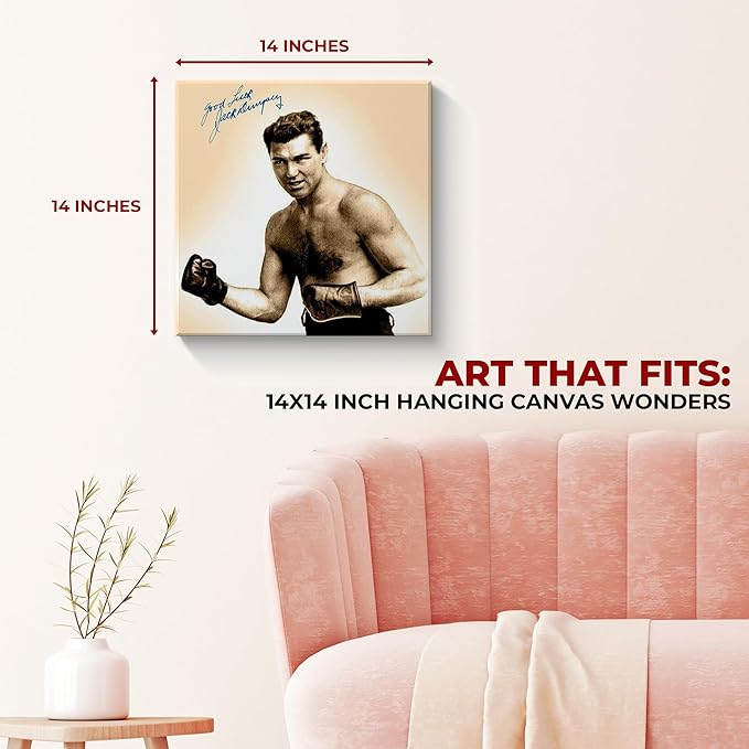 Jack Dempsey Wall Canvas Set of 1