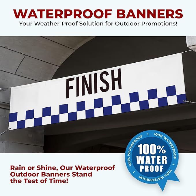 Finish Line Large Banner