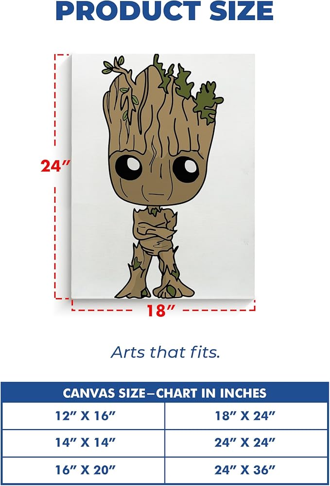 Groot Wall Canvas 1 Piece