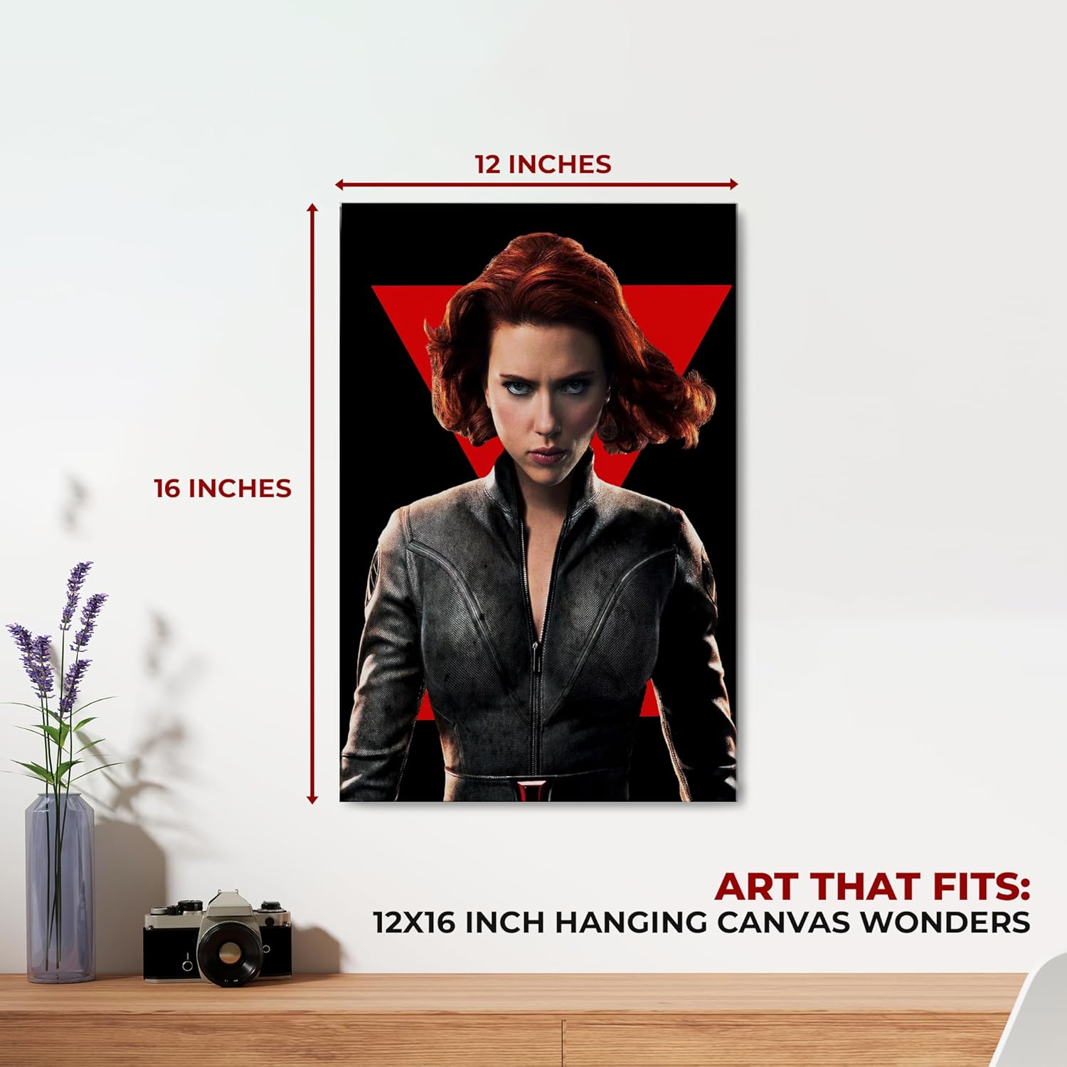 Black Widow Wall Canvas