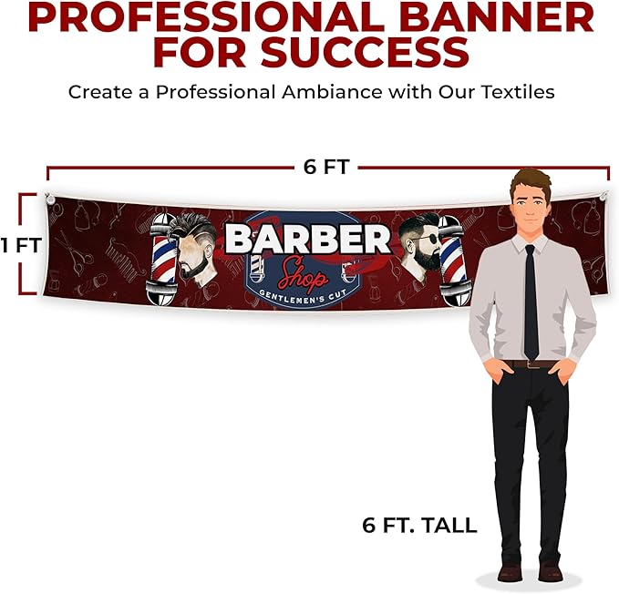 Barber Shop Large Banner