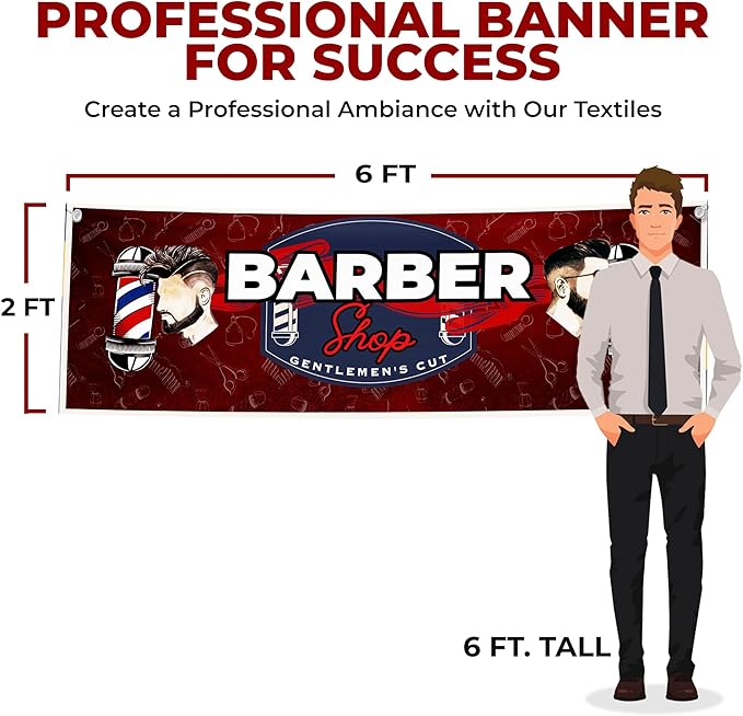 Barber Shop Large Banner