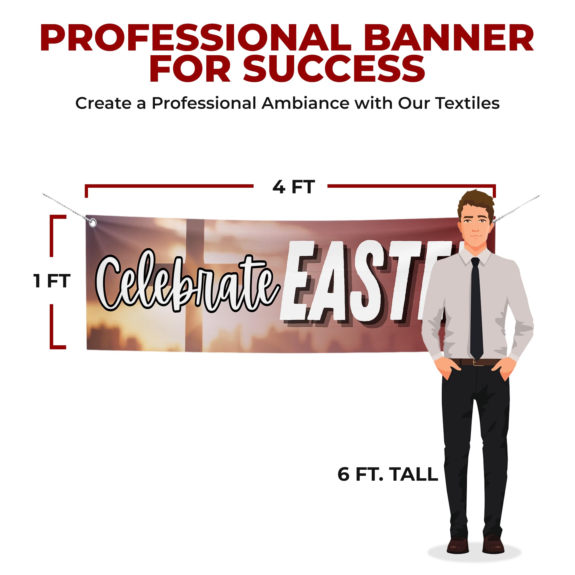 Celebrate Easter Large Banner