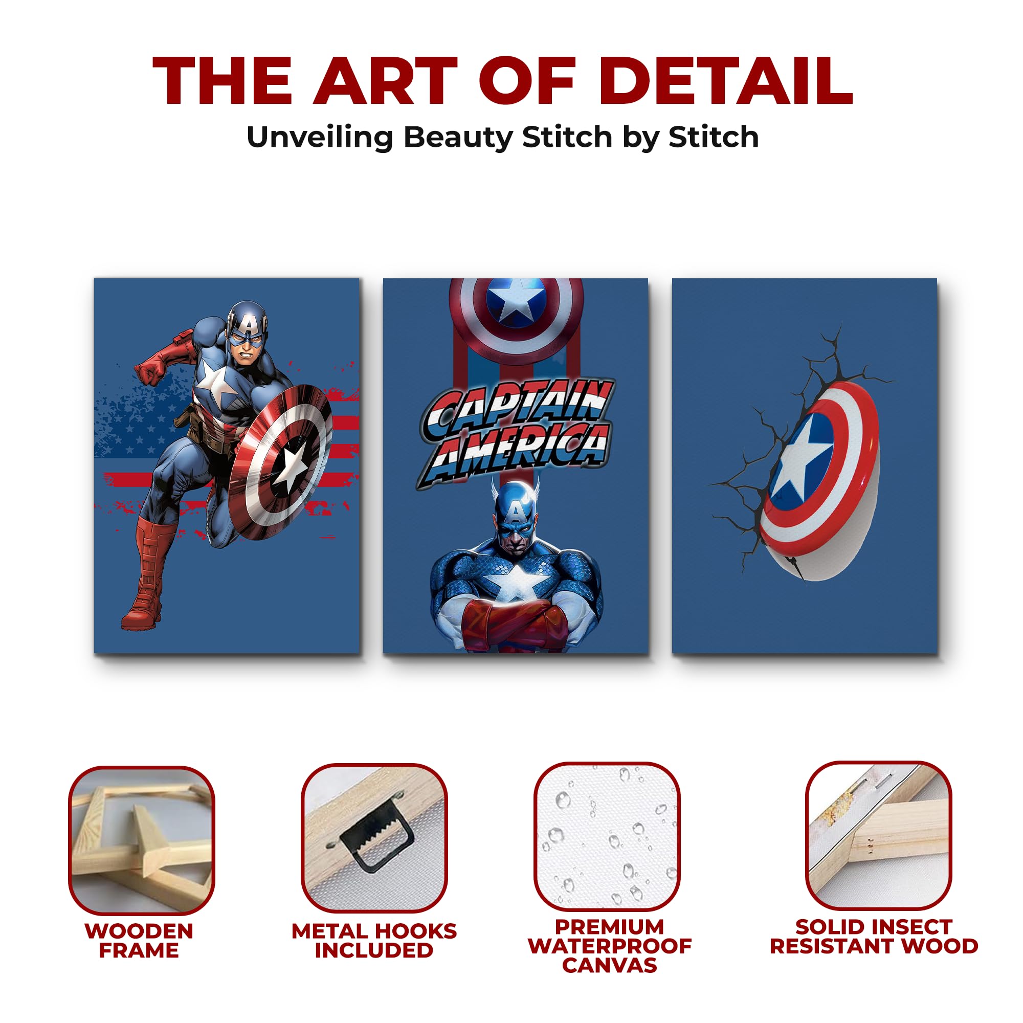 Captain America Wall Canvas