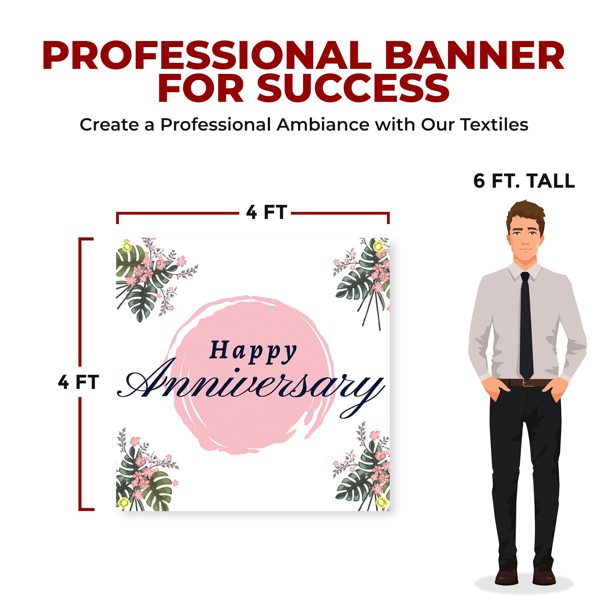 Happy Anniversary Large Banner