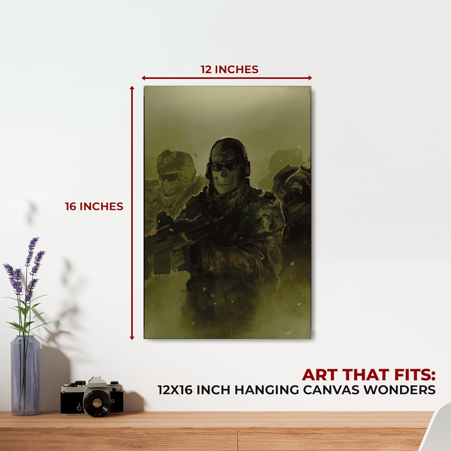 Call Of Duty Wall Canvas Set of 1 Set of 1 - 12x16