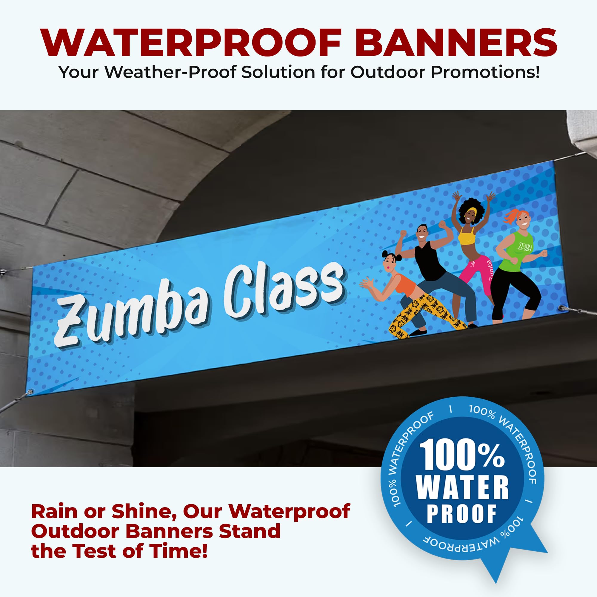 Zumba Class Large Banner