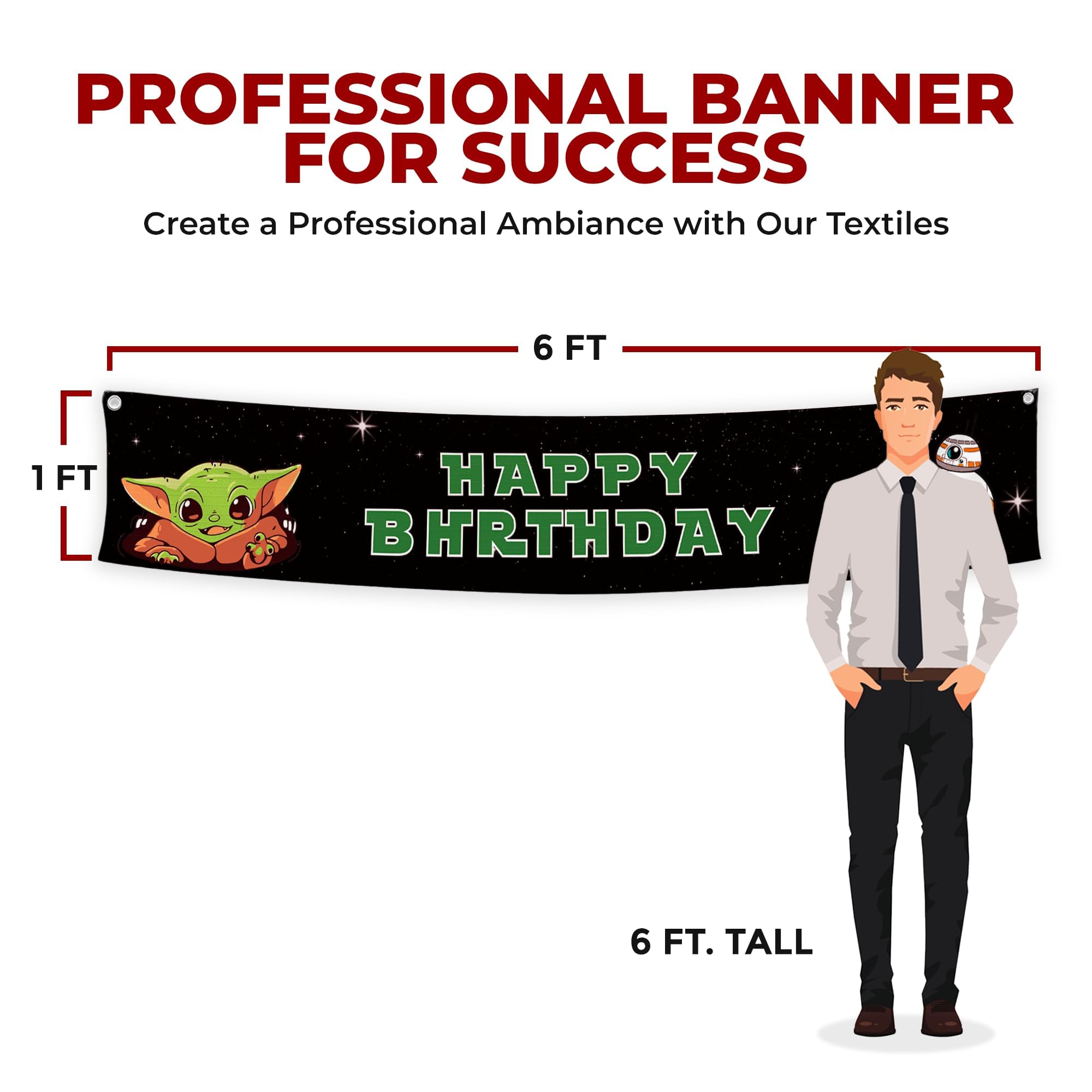 Star Wars Birthday Large Banner