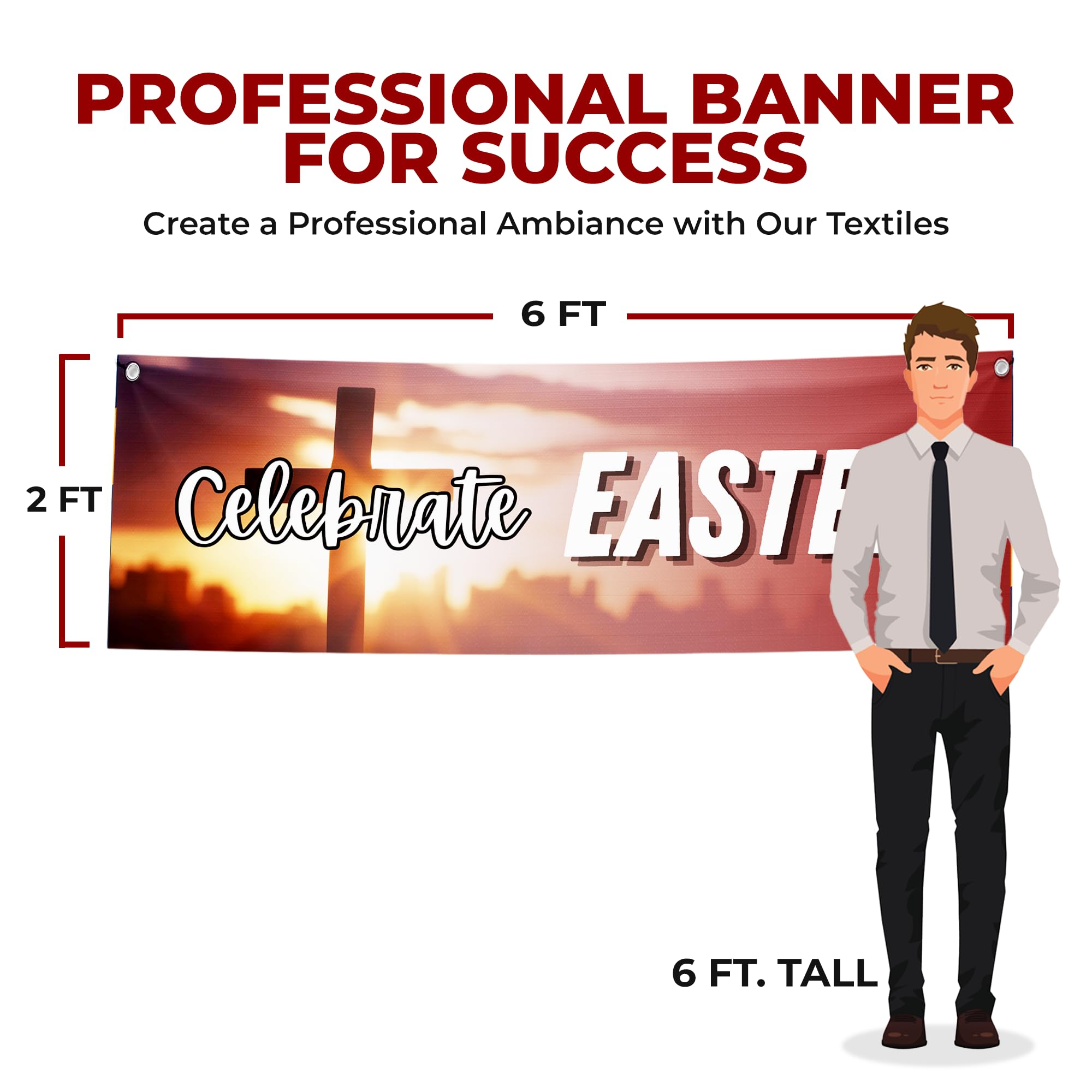 Celebrate Easter Large Banner