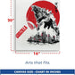 Godzilla Wall Canvas Set of 1 Set of 1 - 16x20