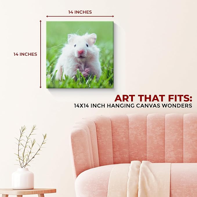 Hamster Wall Canvas Set of 1