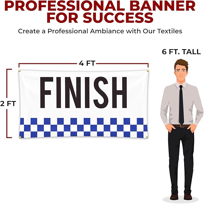 Finish Line Large Banner