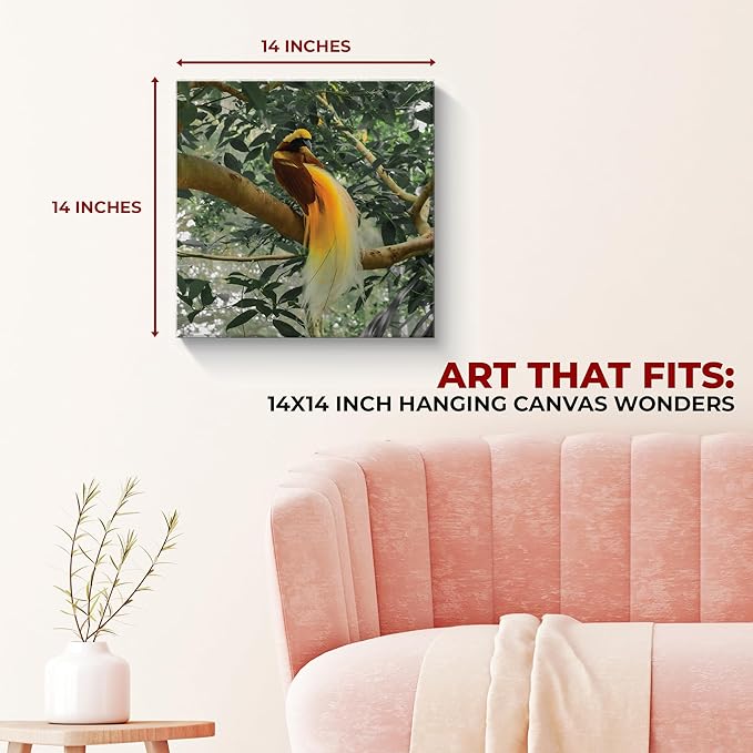 Birds of Paradise Wall Canvas Set of 1