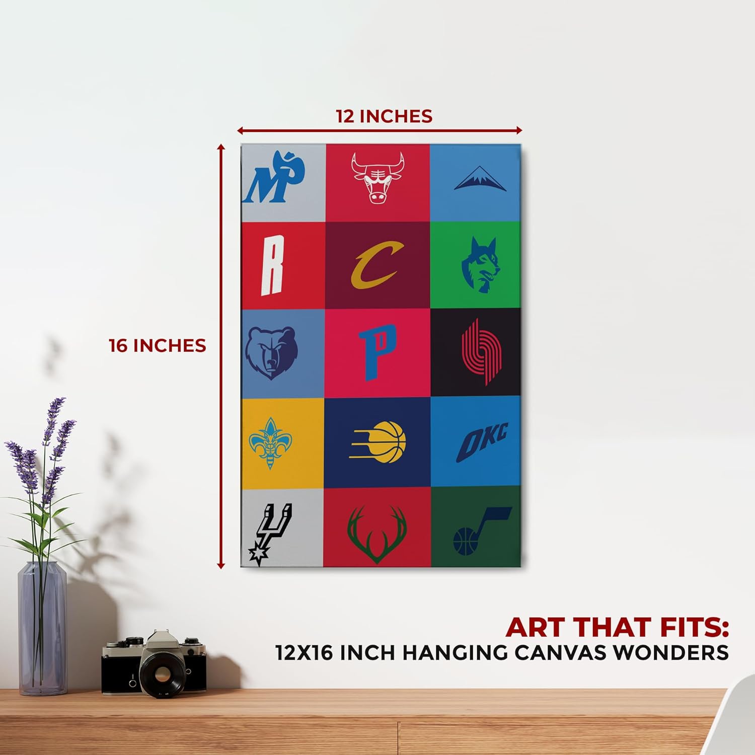 Basketball Wall Canvas Set of 1