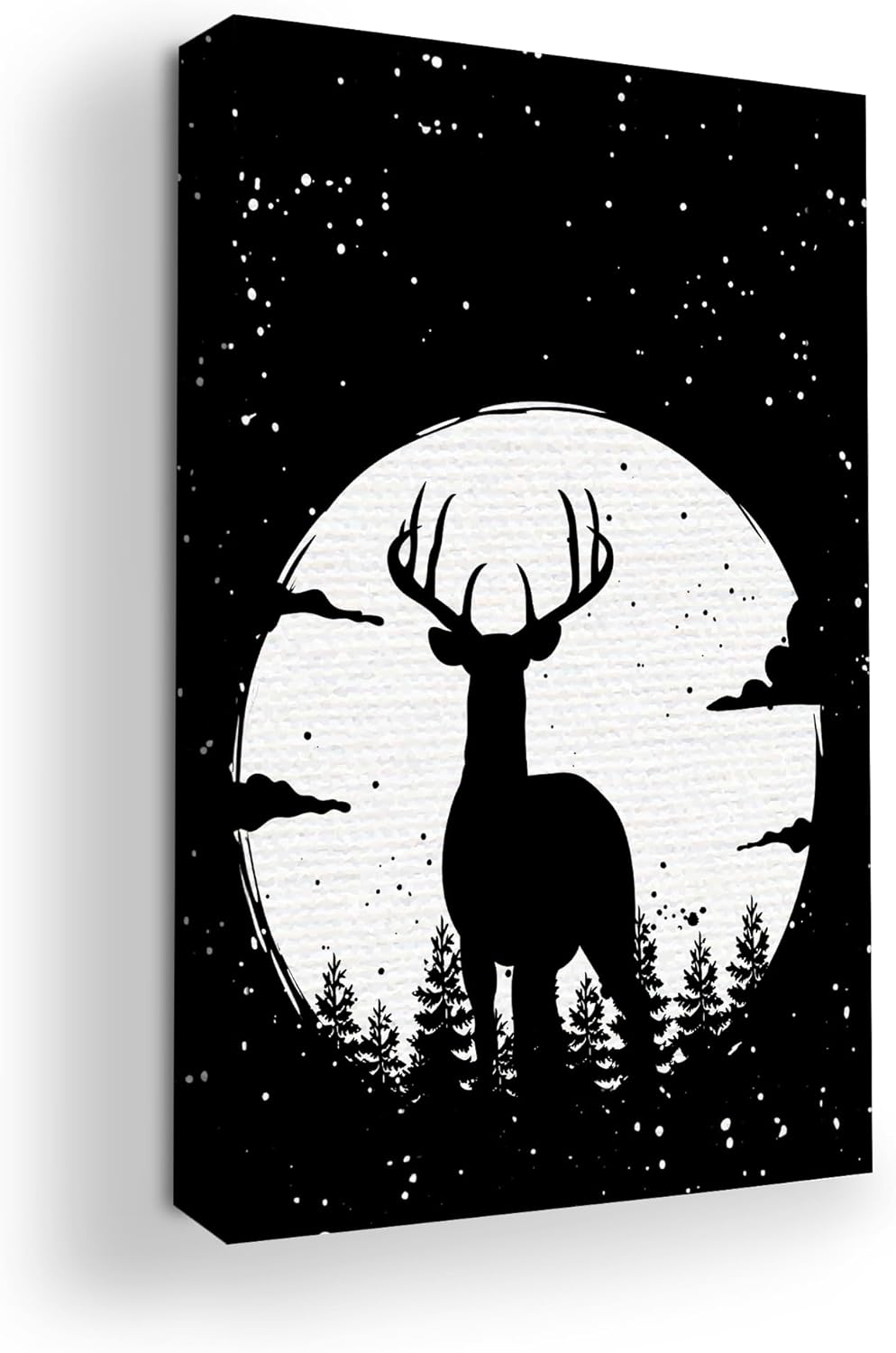 Deer Wall Canvas Set of 1