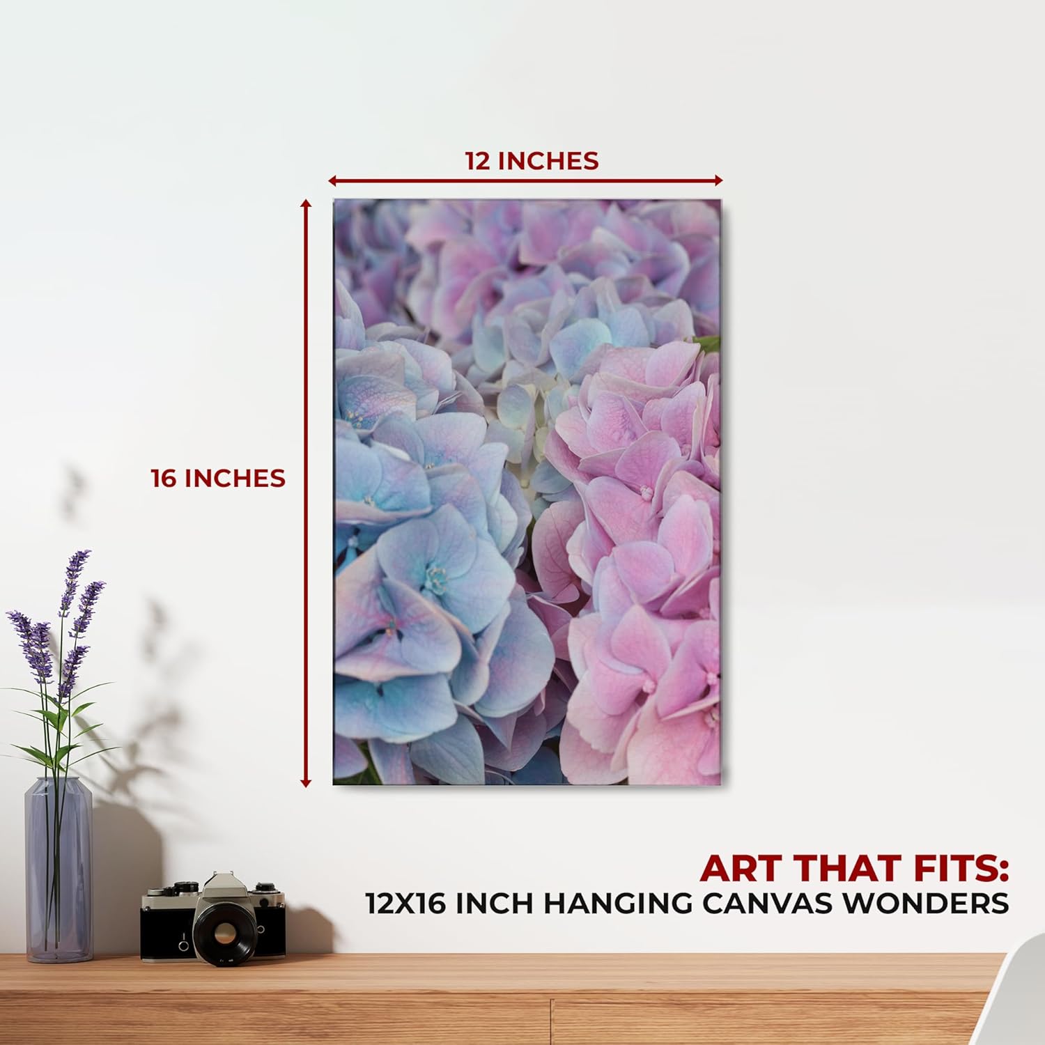 Hydrangea Wall Canvas Set of 1