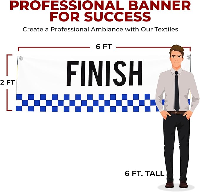 Finish Line Large Banner