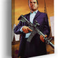 Grand Theft Auto Wall Canvas Set of 1