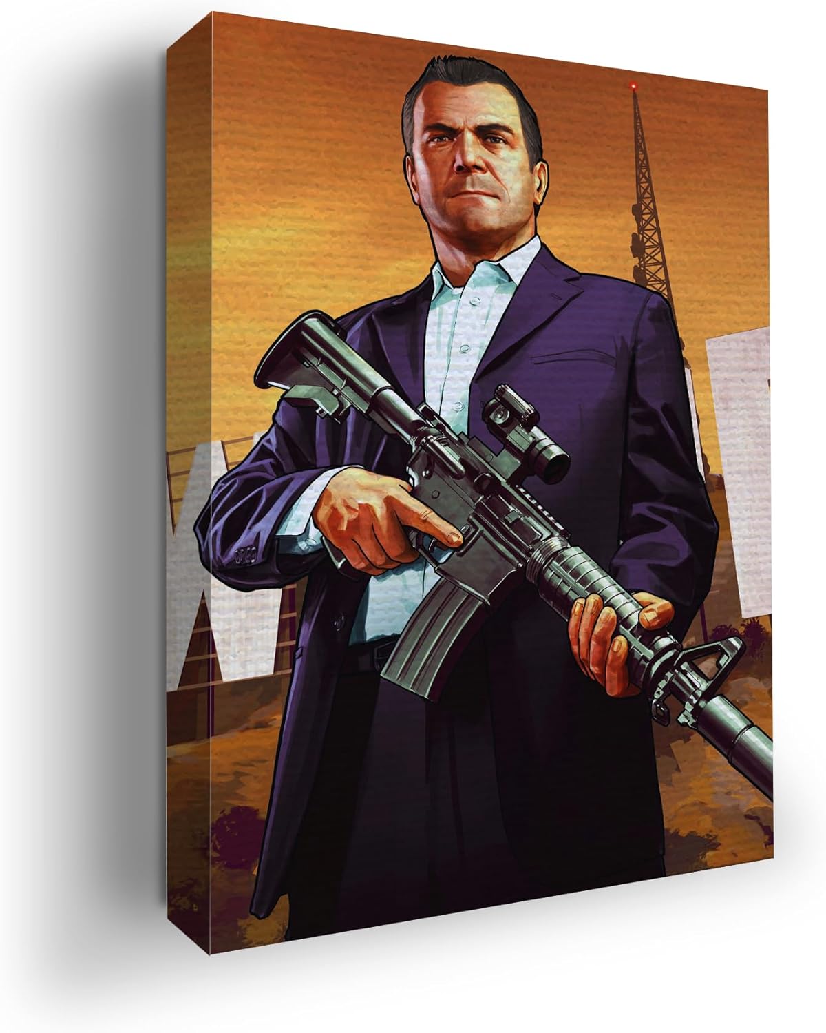 Grand Theft Auto Wall Canvas Set of 1