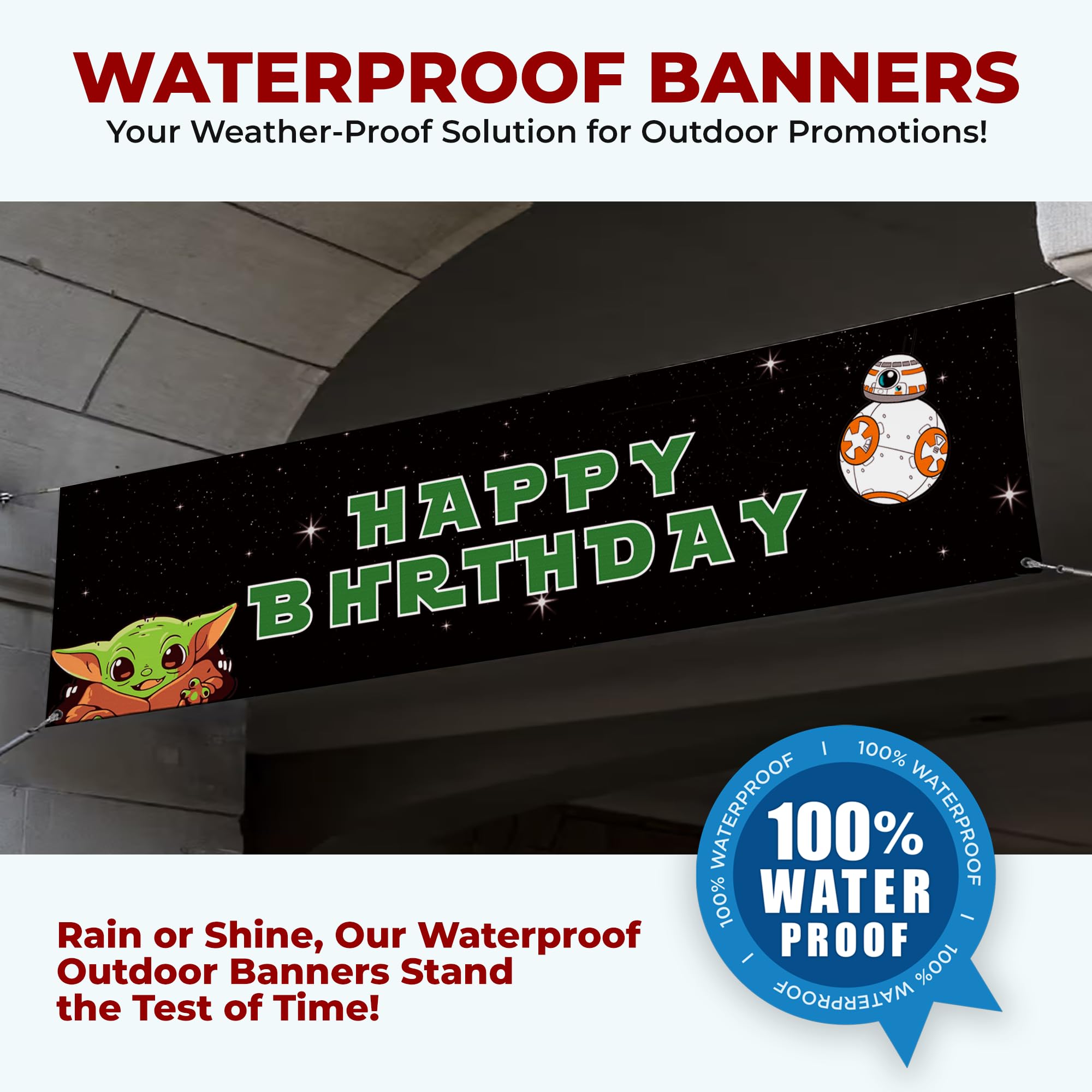 Star Wars Birthday Large Banner