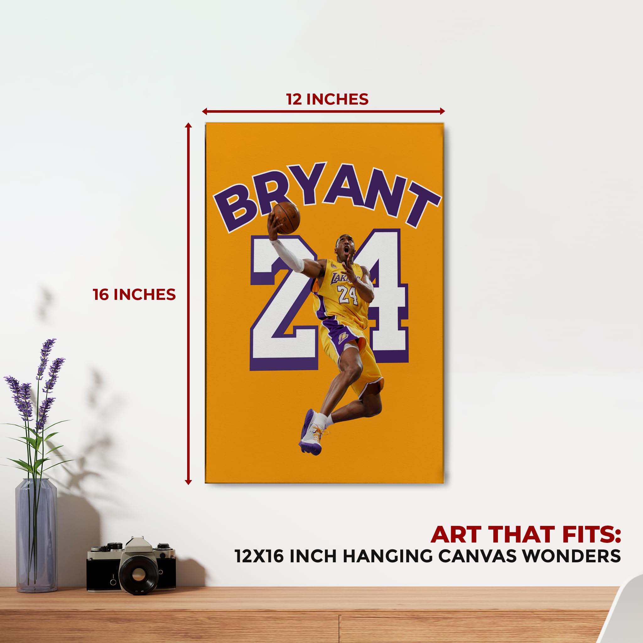 Kobe Bryant Wall Canvas Set of 1