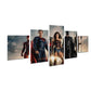 Justice League Wall Canvas Set of 5 - 40x20
