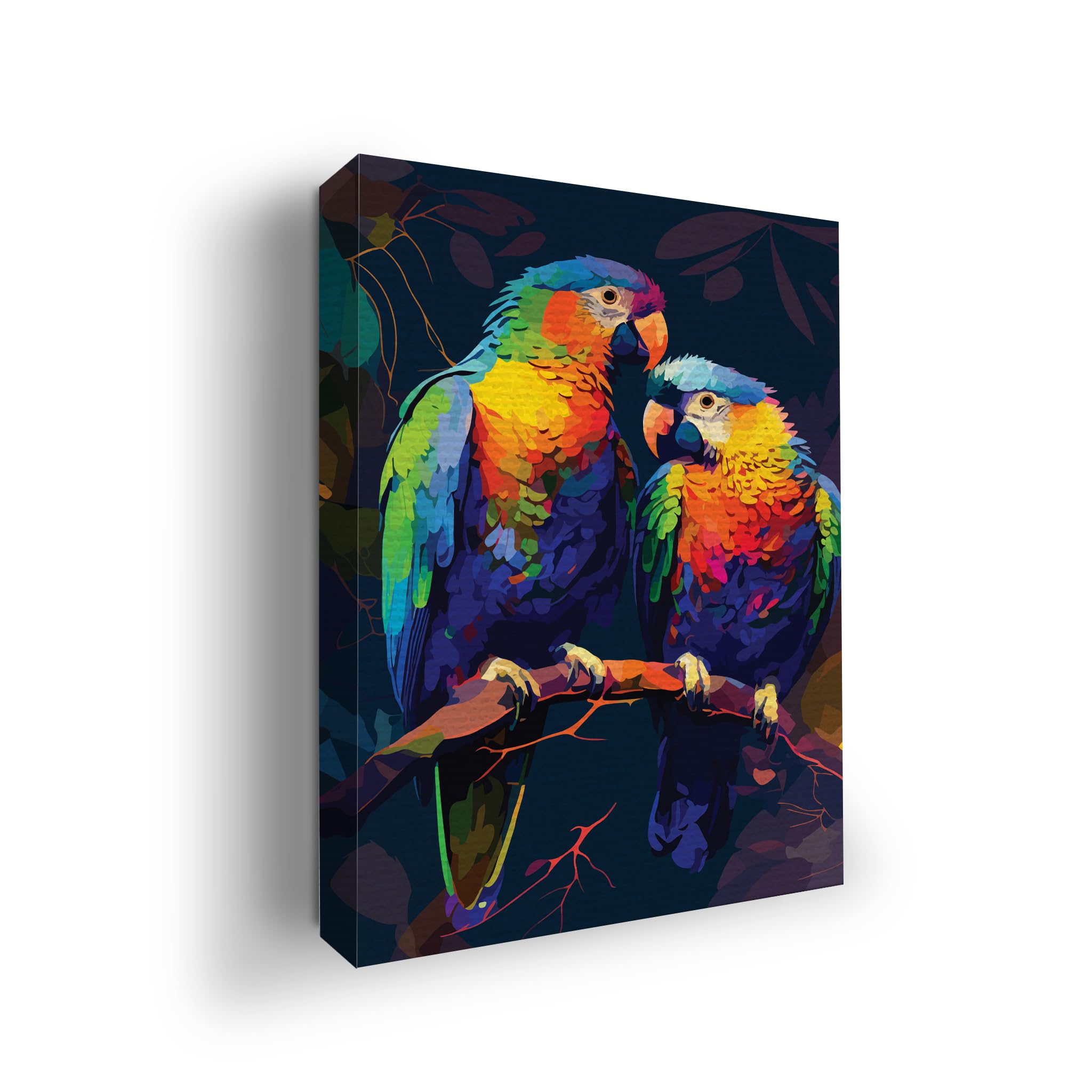 Parrot Wall Canvas Set of 1