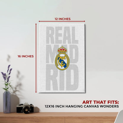 Real Madrid Wall Canvas Set of 1 - 12x16