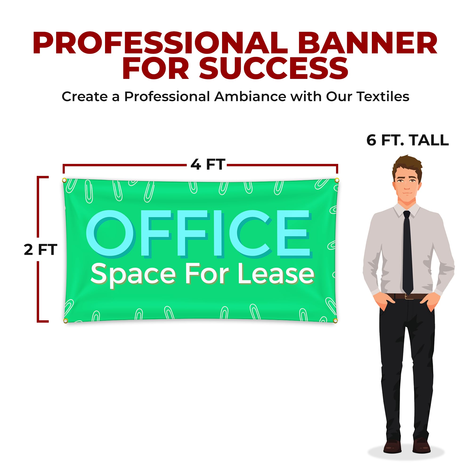 Office Space For Lease Large Banner