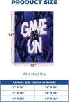 Game On Wall Canvas Set of 1 Set of 1 - 12x16