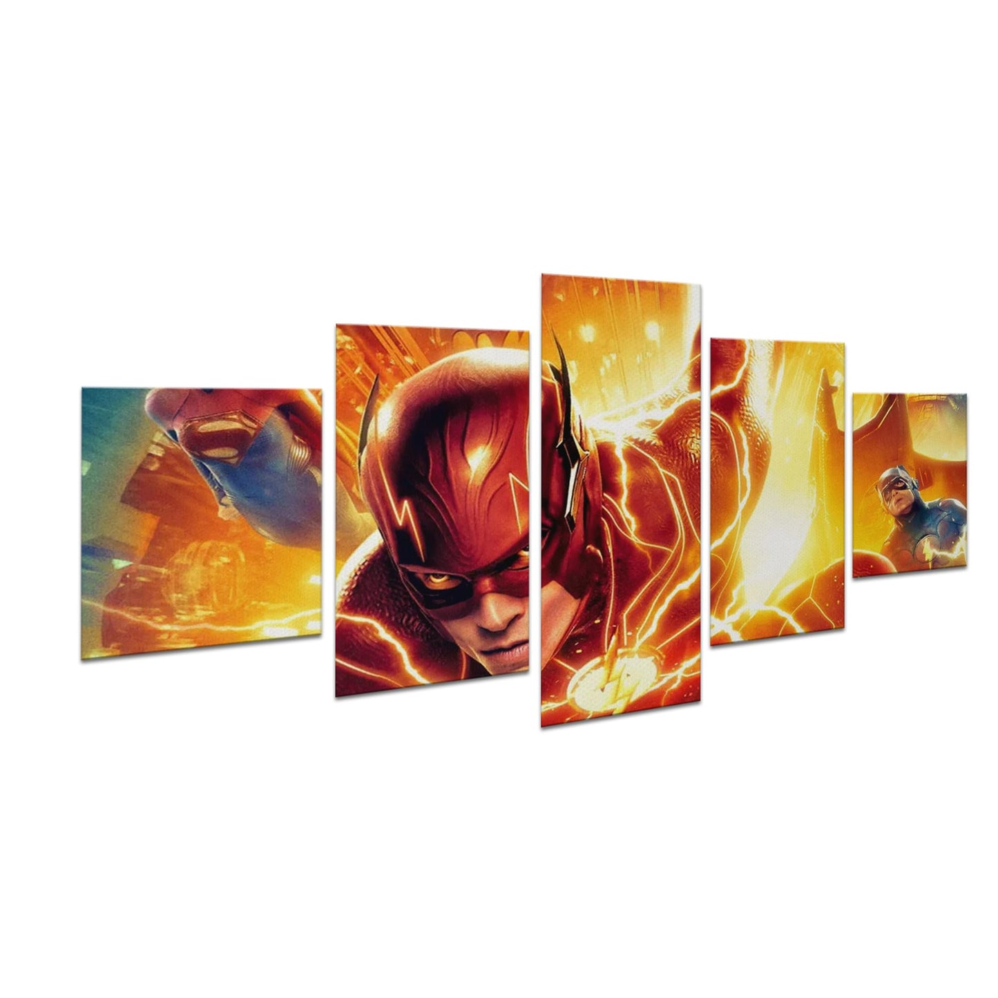 Flash Wall Canvas Set of 5 - 40x20
