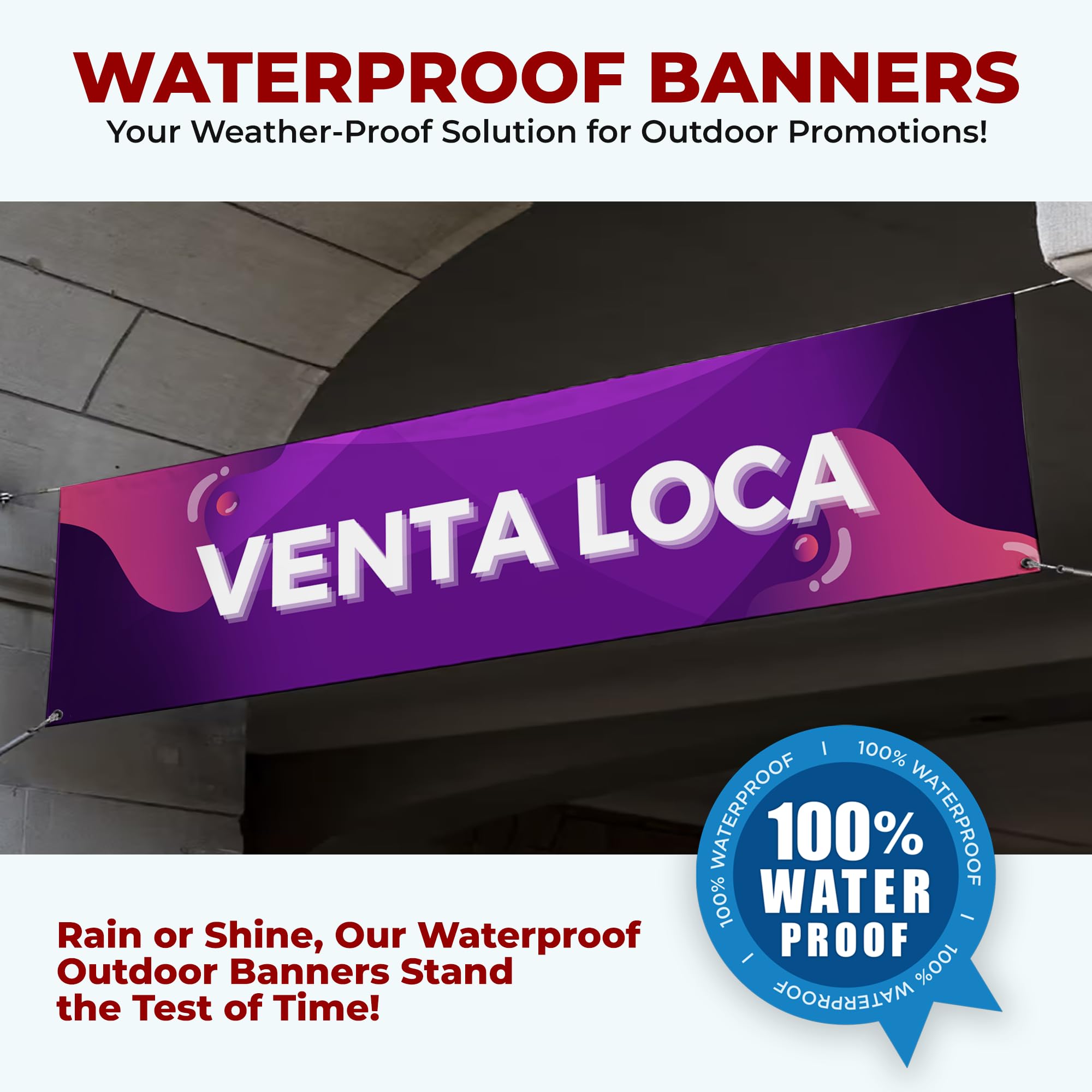 Venta Loca Large Banner