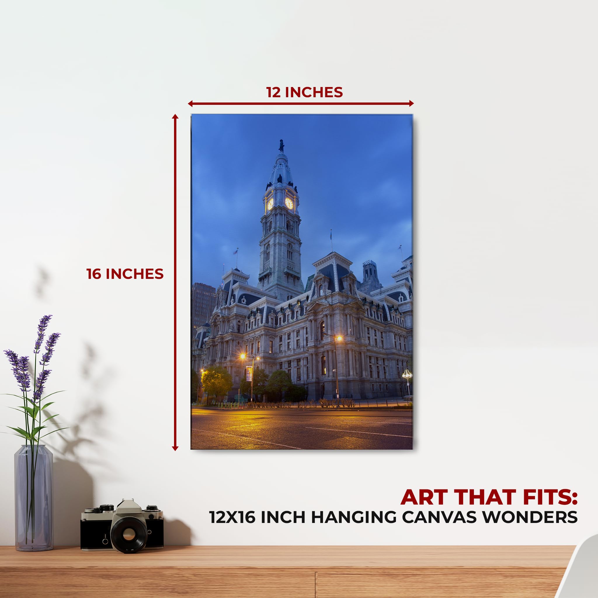 Philadelphia Wall Canvas Set of 1