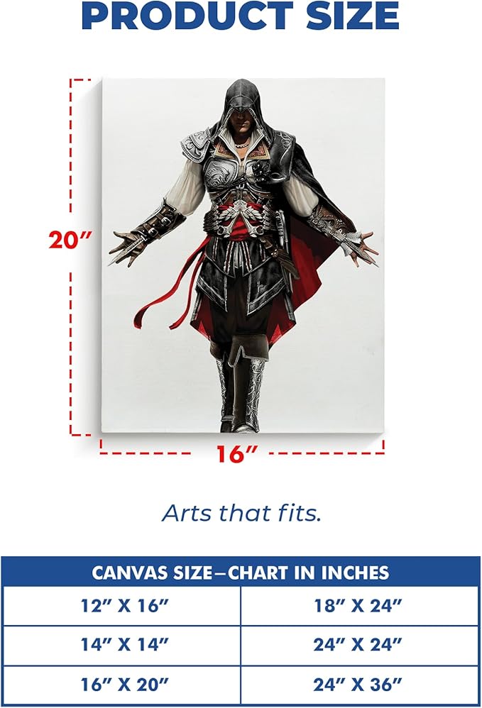 Assassin Wall Canvas 1 Piece