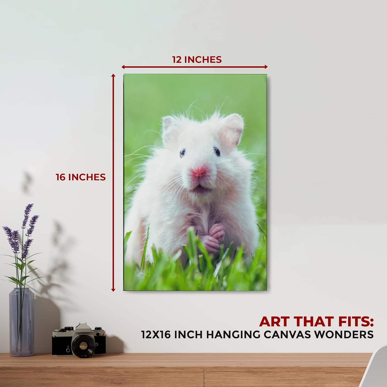 Hamster Wall Canvas Set of 1