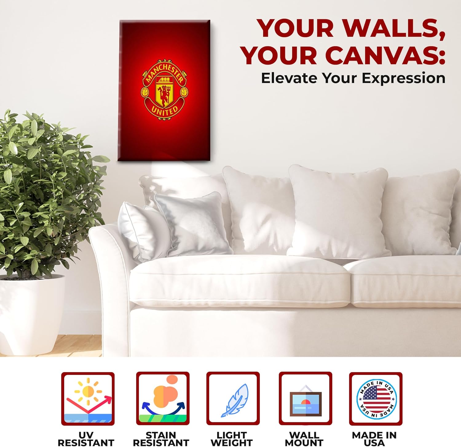 Manchester United Wall Canvas