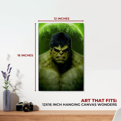Hulk Wall Canvas Set of 1 - 12x16