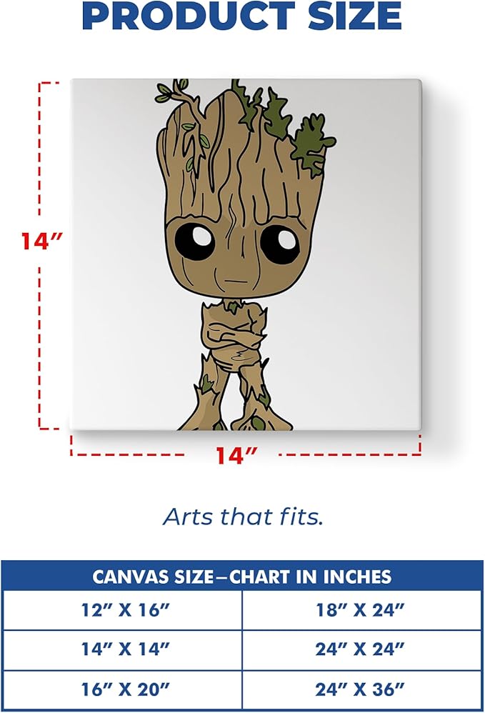 Groot Wall Canvas 1 Piece