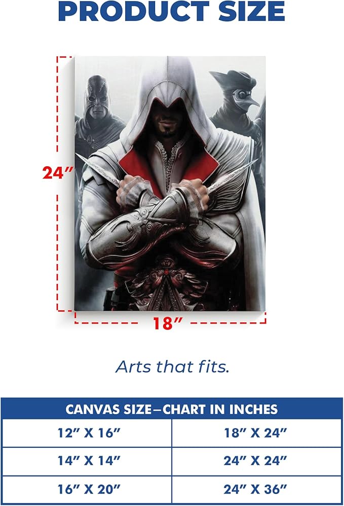 Assassin's Creed Wall Canvas 1 Piece